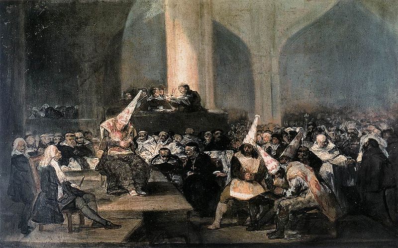 Francisco de Goya The Inquisition Tribunal